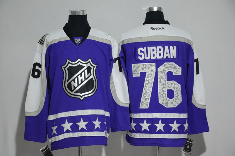 2017 NHL Nashville Predators #76 Subban blue All Star jerseys
